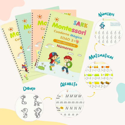 Kit de Libros de Actividades Montessori Reutilizables