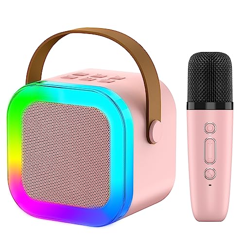 Mini Parlante con Microfóno Karaoke Portátil